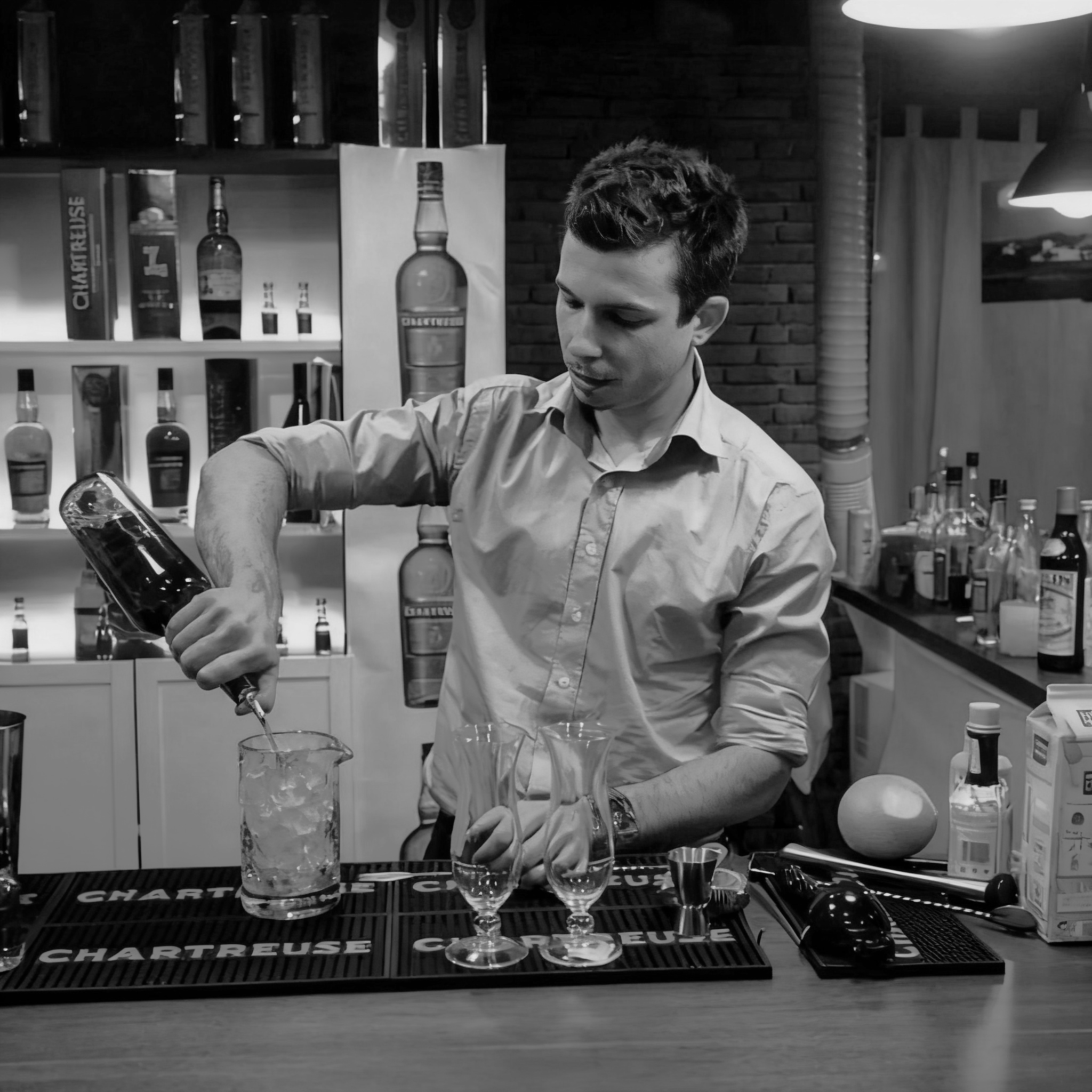 Vincent Dulac au bar