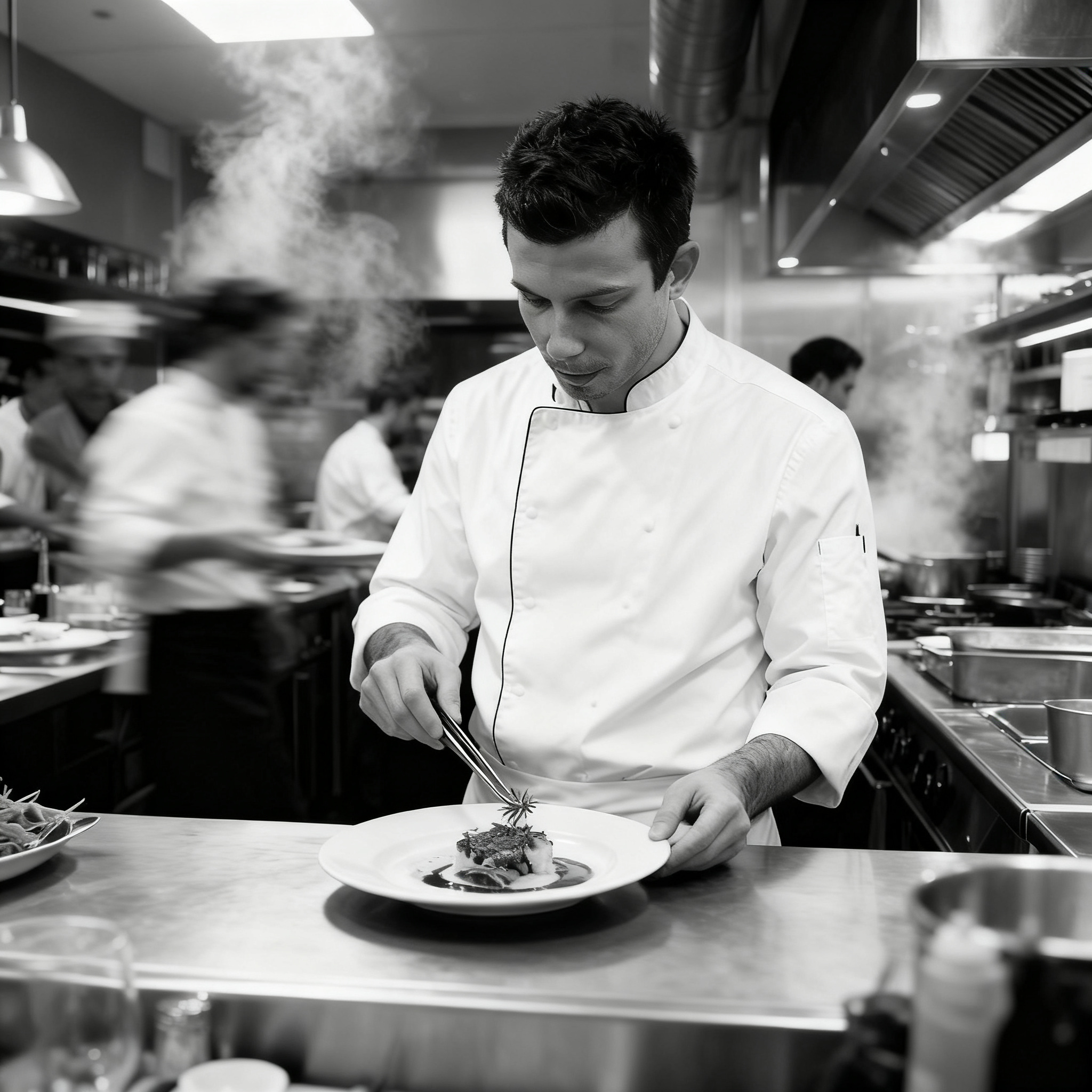 Vincent Dulac en cuisine